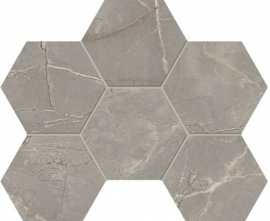 Мозаика Estima Bernini Grey BR03 Hexagon 28.5x25 Полированная
