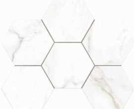 Мозаика Estima Ideal ID01 White Hexagon 28.5x25 Полированная