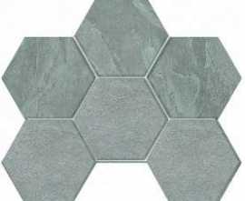 Мозаика Estima Luna LN02-TE02 Grey Hexagon 25x285 неполированная