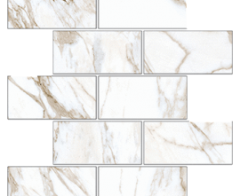 Мозаика Kerranova Marble Trend Calacatta Gold 30.7x30.7 Матовый m13
