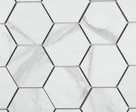 Мозаика Velsaa Saturio Glacier Mosaic Сатурио Гласиер Hexagone Чип 9.5x11