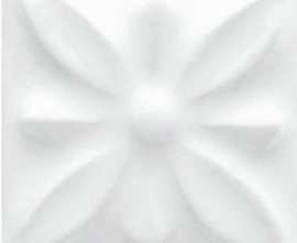 Декор настенный Adex Studio Taco Relieve Flor №1 Snow Cap