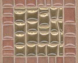 Декор настенный Kerama Marazzi Виченца Вставка золото Д4,9х4,9